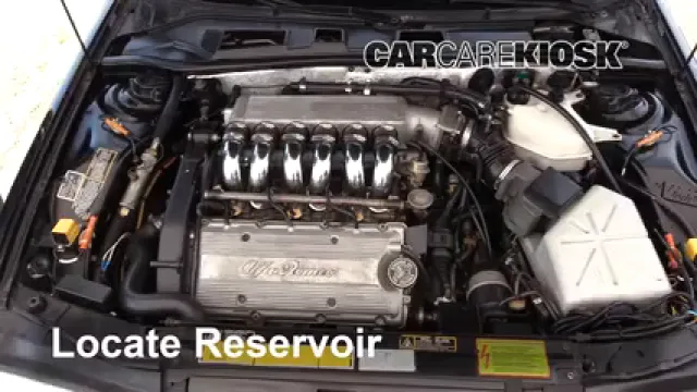 1995 Alfa Romeo 164 Quadrifoglio 3.0L V6 Liquide essuie-glace Ajouter du liquide